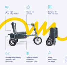 Load image into Gallery viewer, AFIKIM eFOLDi Explorer Ultra Lightweight Mobility Scooter