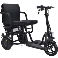 Load image into Gallery viewer, MotoTec Folding Mobility Electric Trike 48v 700w Dual Motor Lithium Black