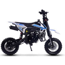 Load image into Gallery viewer, MotoTec Hooligan 72cc 4-Stroke Gas Dirt Bike Blue