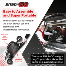 Load image into Gallery viewer, SNAPnGO Mobility Scooter Deluxe Edition