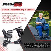 Load image into Gallery viewer, SNAPnGO Mobility Scooter Deluxe Edition
