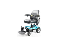 Load image into Gallery viewer, Merits USA EZ GO P321 Power Wheelchairs Turquoise left angle