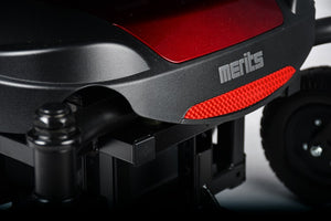 Merits USA Regal P310 Power Wheelchairs back reflector