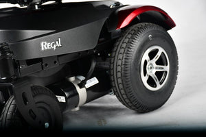 Merits USA Regal P310 Power Wheelchairs back wheel