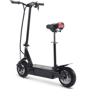 MotoTec Say Yeah 500w 36v Electric Scooter Black Back Left