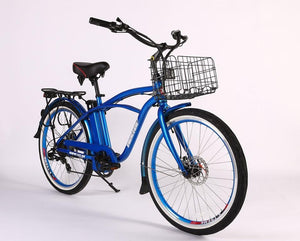 Electric Bikes - X-Treme Newport Elite Max 36 Volt Beach Cruiser Electric Bike
