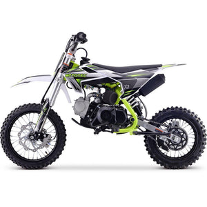 Gas Dirt Bike - MotoTec X2 110cc 4-Stroke Gas Dirt Bike Green