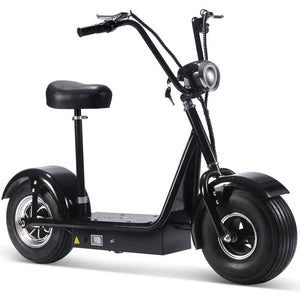 MotoTec FatBoy 500 48v 800w Electric Scooter right angle