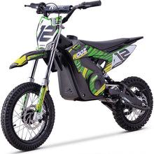 Load image into Gallery viewer, MotoTec 36v 1200w (HP112E) Electric Dirt Bike_Green