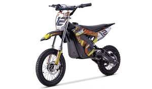MotoTec 36v 1200w (HP112E) Electric Dirt Bike_Orange