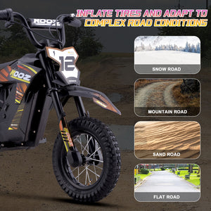 MotoTec 36v 300w (HP122E) Electric Dirt Bike