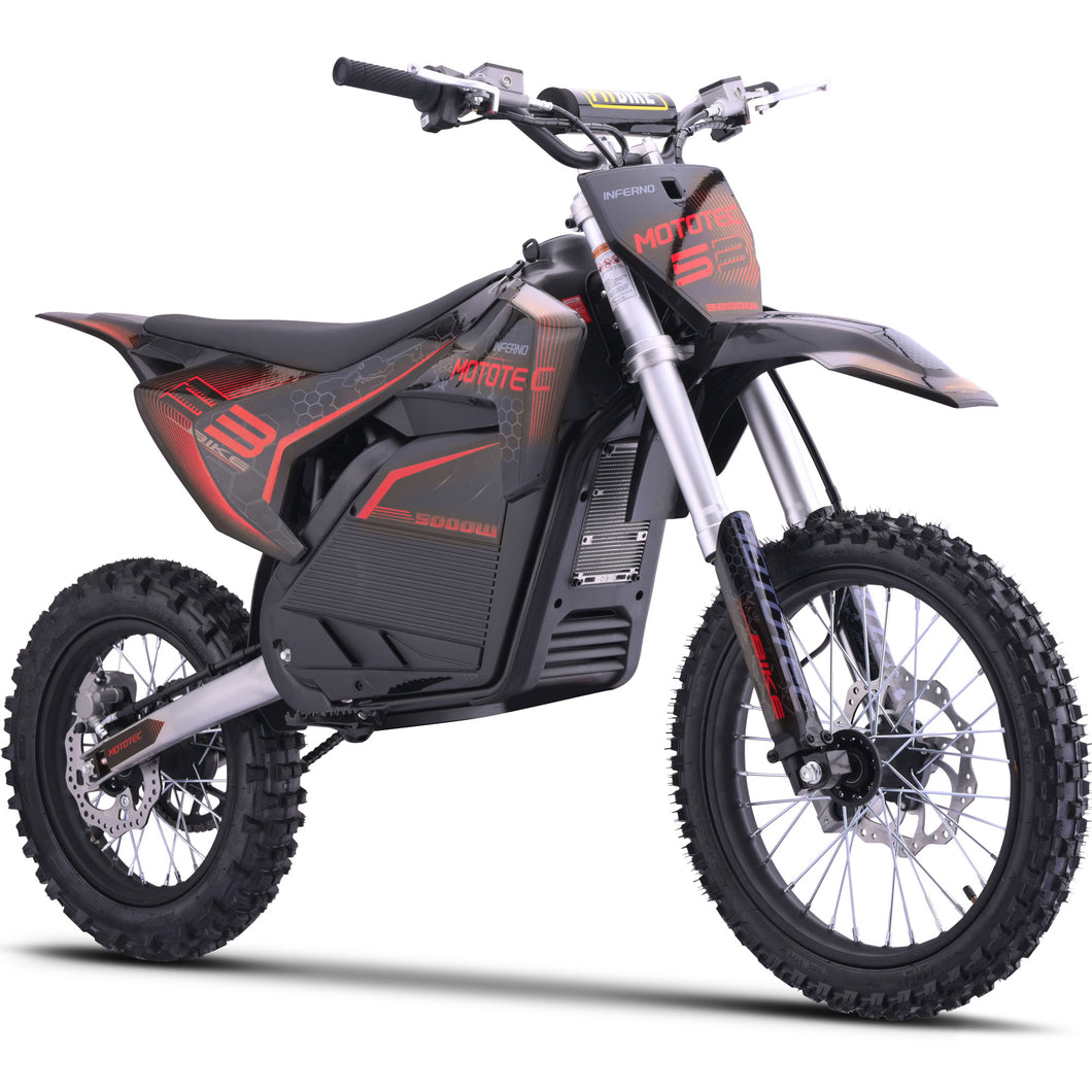 MotoTec 72v 5000w Pro Electric Dirt Bike Lithium IN STOCK
