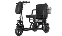 Load image into Gallery viewer, MotoTec Folding Mobility Electric Trike 48v 700w Dual Motor Lithium Black
