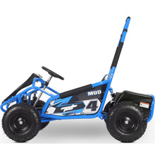 Load image into Gallery viewer, MotoTec Mud Kids 48v 1000w Electric Go Kart Full Suspension_Blue