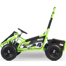 Load image into Gallery viewer, MotoTec Mud Kids 48v 1000w Electric Go Kart Full Suspension_Green