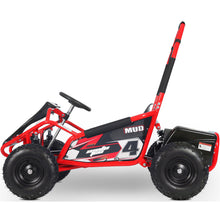 Load image into Gallery viewer, MotoTec Mud Kids 48v 1000w Electric Go Kart Full Suspension_Red