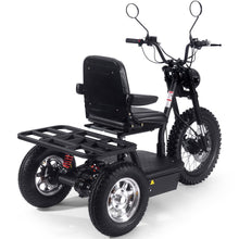 Load image into Gallery viewer, MotoTec Electric Trike 60v 1800w Black
