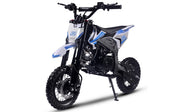 MotoTec Hooligan 72cc 4-Stroke Gas Dirt Bike Blue