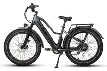 Load image into Gallery viewer, Dirwin Pioneer Step-thru Fat Tire Electric Bike Left Side