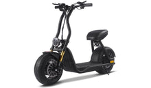 Load image into Gallery viewer, MotoTec Diablo 48v 1000w Lithium Electric Scooter - Black