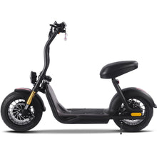 Load image into Gallery viewer, MotoTec Diablo 48v 1000w Lithium Electric Scooter - Black
