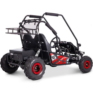 MotoTec Mud XL 60v 2000w Electric Go Kart_Red
