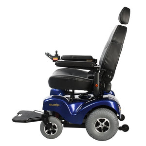 Merits USA Atlantis P710 Power Wheelchairs Blue Left Side