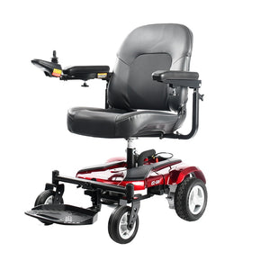 Merits USA EZ GO P321 Power Wheelchairs Red left angle