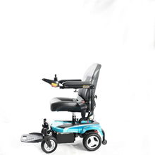 Load image into Gallery viewer, Merits USA EZ GO P321 Power Wheelchairs Turquoise Left Side