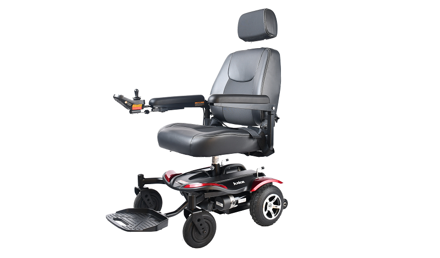Merits USA Junior P320 Power Wheelchairs left angle