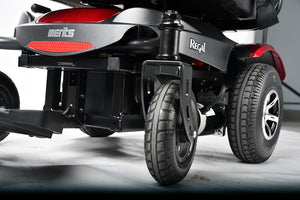 Merits USA Regal P310 Power Wheelchairs front wheel