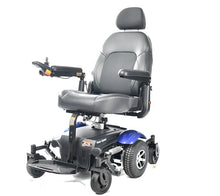 Load image into Gallery viewer, Merits USA Vision Sport P326A Power Wheelchairs Blue left angle