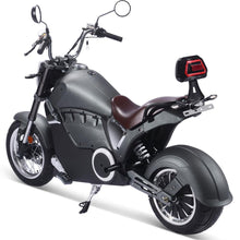 Load image into Gallery viewer, MotoTec Typhoon 72v 30ah 3000w Lithium Electric Scooter Gray Back Left