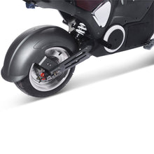 Load image into Gallery viewer, MotoTec Typhoon 72v 30ah 3000w Lithium Electric Scooter Gray Wheel