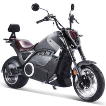 Load image into Gallery viewer, MotoTec Typhoon 72v 30ah 3000w Lithium Electric Scooter Gray