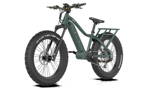 QuietKat Apex Electric Bike Evergreen Front Left