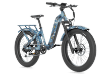 Load image into Gallery viewer, QuietKat Villager Urban Electric Bike Blue Camo Front left