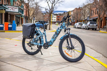 Load image into Gallery viewer, QuietKat Villager Urban Electric Bike Blue Camo Outdoor