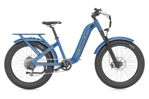 QuietKat Villager Urban Electric Bike Blue left side