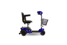 Load image into Gallery viewer, Shoprider TE 787NA Scootie 4 Wheel Mobility Scooter Blue Left Angle