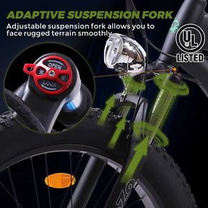 Electric Bikes - ECOTRIC Hammer Electric Fat Tire Beach Snow Bike