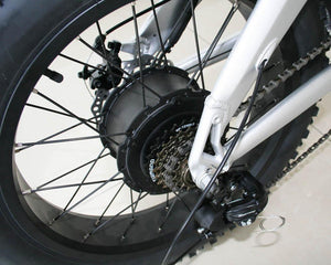 Electric Bikes - Glion B1 Fat Tire Folding Electric Bike