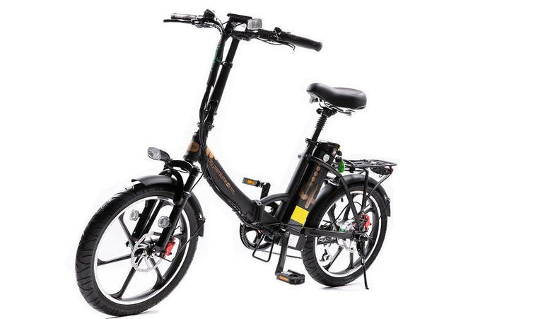 electric bicycle 2021 GreenBike City Premium Bike Battery Size:48V 14Ah 672Wh Raleigh Tristar iE Review Battery through foldable frame for