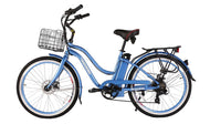 Electric Bikes - X-Treme Malibu Elite Max 36 Volt Beach Cruiser Electric Bike