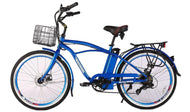 Electric Bikes - X-Treme Newport Elite Max 36 Volt Beach Cruiser Electric Bike