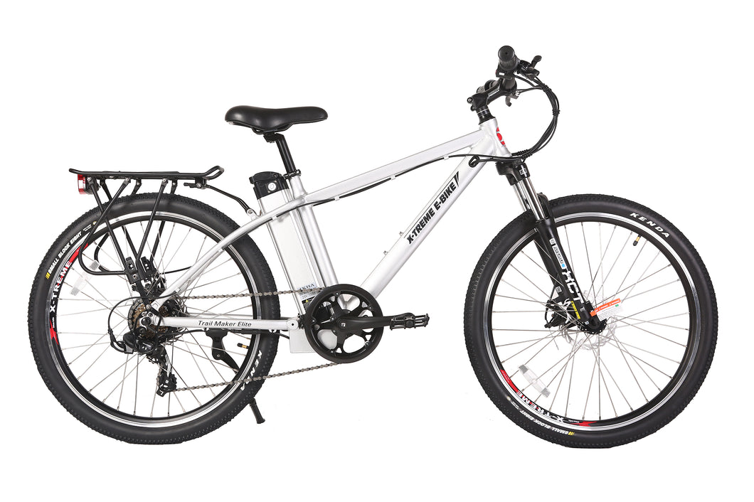 Electric Bikes - X-Treme Trail Maker Elite 24 Volt Electric Mountain Bike