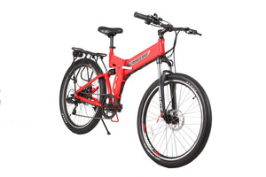 Electric Bikes - X-Treme X-Cursion Elite 24 Volt Electric Folding Mountain Bicycle