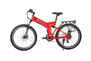 x treme scooters xb 502 electric bicycle X-Treme 300W 24V X-Cursion Elite Folding Mountain Electric Bike