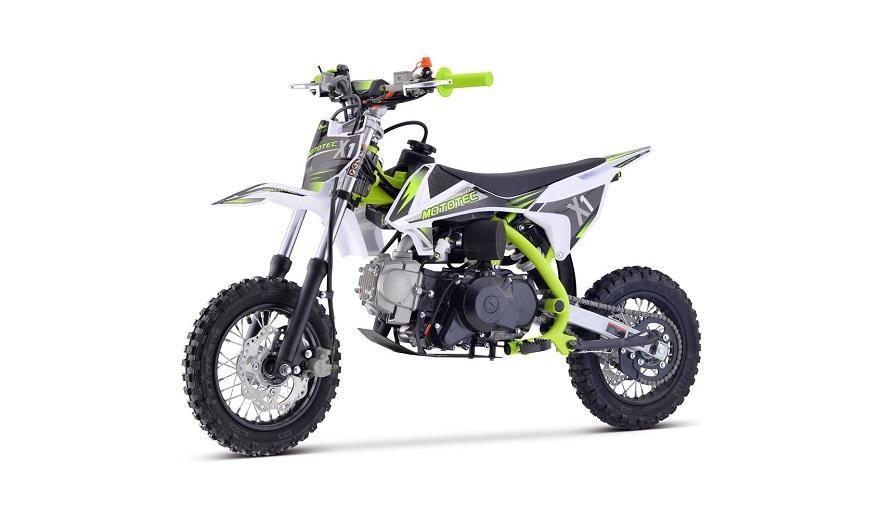 Gas Dirt Bike - MotoTec X1 110cc 4-Stroke Gas Dirt Bike Green