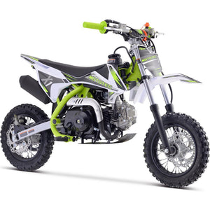 Gas Dirt Bike - MotoTec X1 110cc 4-Stroke Gas Dirt Bike Green